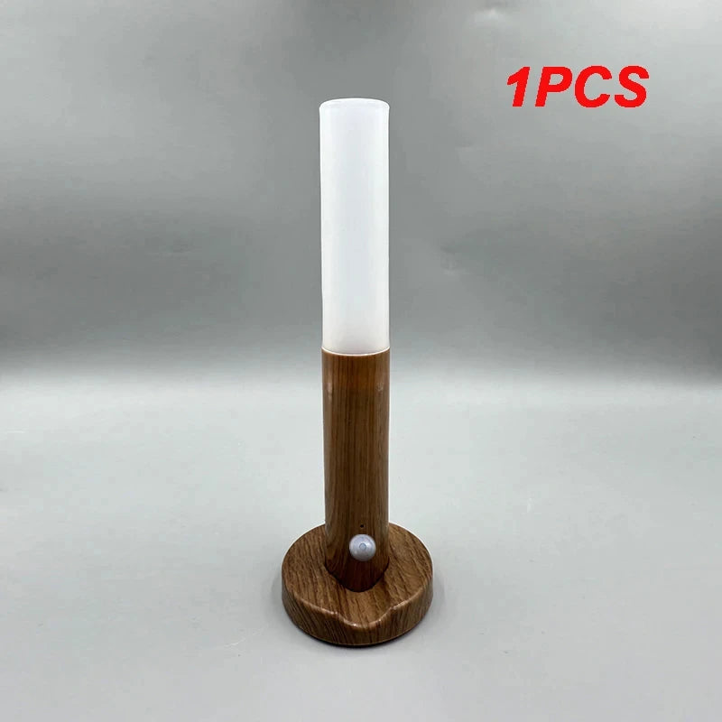Lámpara LED nocturna con sensor de movimiento y carga USB, inteligente, para mesita de noche, armario o cualquier otro lugar.