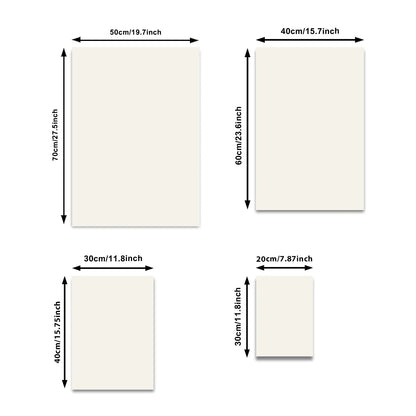 3pcs Modern minimalist abstract line painting, beige geometric frameless mural, bohemian style home décor, frameless wall art