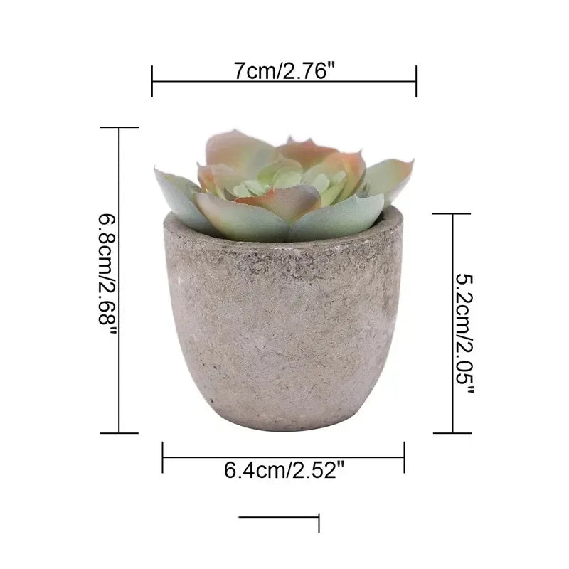 Mini Artificial Aloe Plants Bonsai Small Simulated Tree Pot Plants Fake Flowers Office Table Potted Ornaments Home Garden Decor