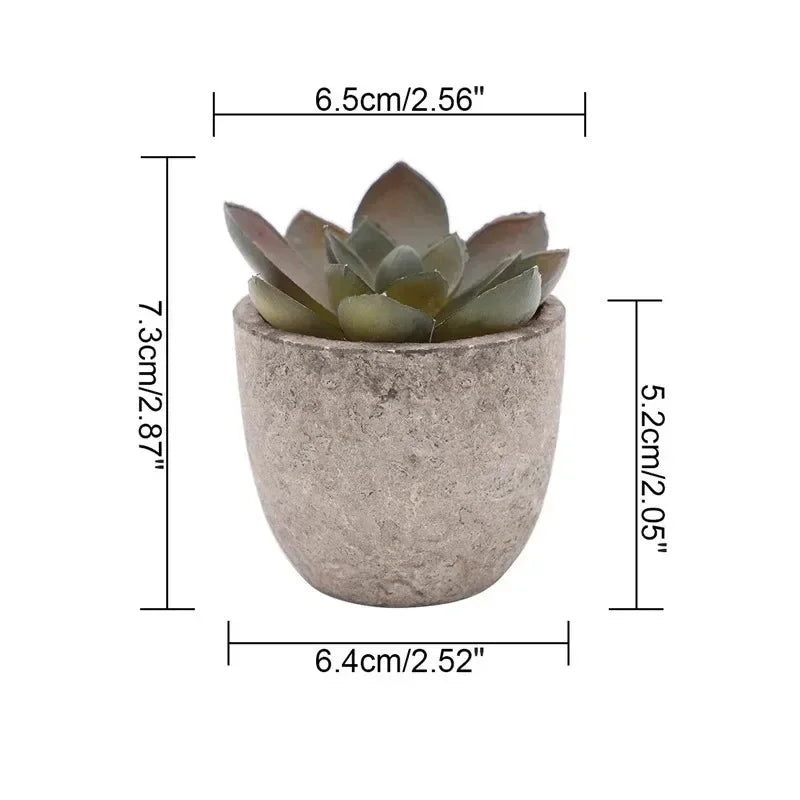 Mini Artificial Aloe Plants Bonsai Small Simulated Tree Pot Plants Fake Flowers Office Table Potted Ornaments Home Garden Decor